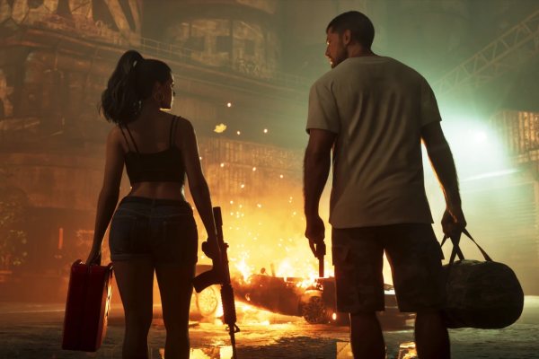 В Нью-Йорке рисуют мурал по мотивам GTA 6