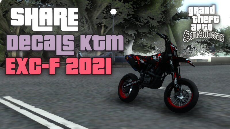 KTM 450 EXC-F 2021 Bold. Supermoto Decals