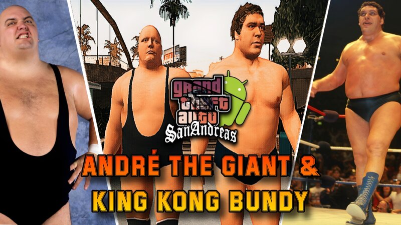 AndrÃ© The Giant & King Kong Bundy Skins for GTA San Andreas (Android & PC)