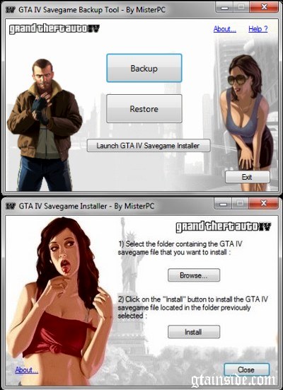 Savegame Backup Tool + Savegame Installer