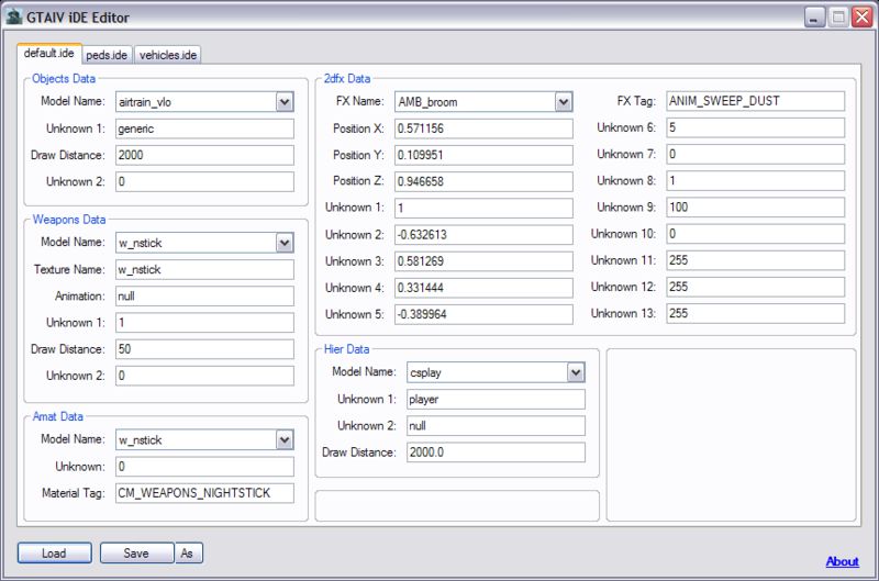 GTA IV iDE Editor v0.2 BETA