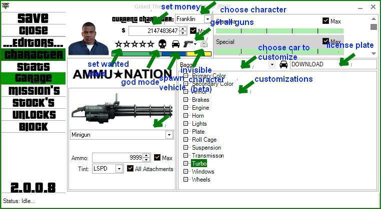 GTA 5 Save Editor v2.0.1.5 (PS3 & Xbox360)