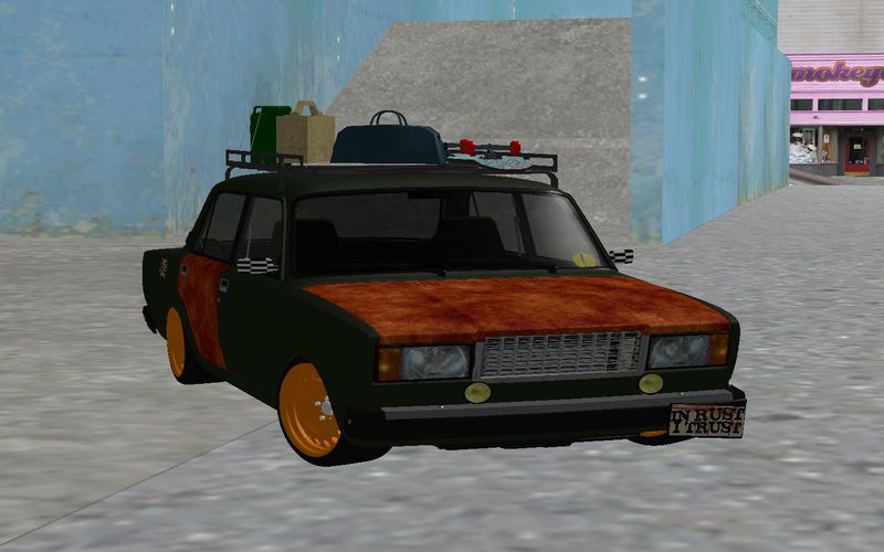 Лада 2107 Rat style