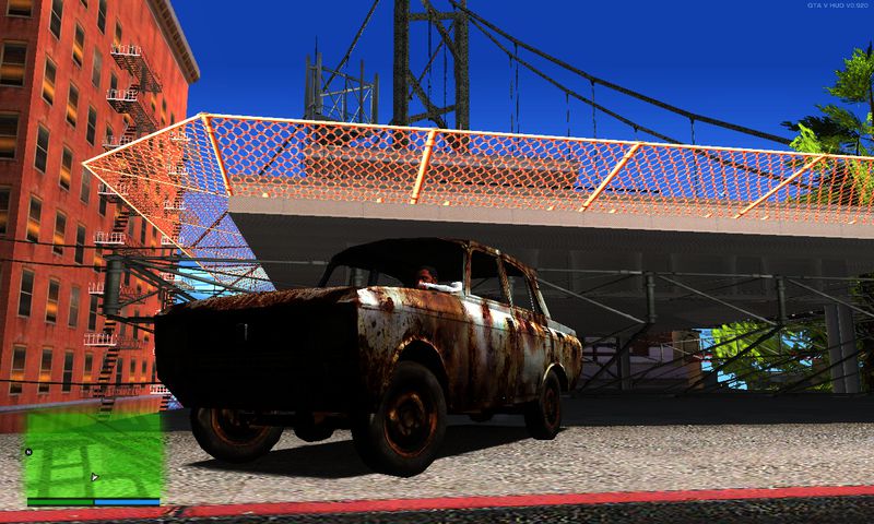 Ржавый Москвич 2140