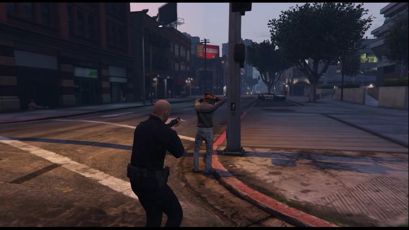 Arrest Peds V (Police mech / cuffs)