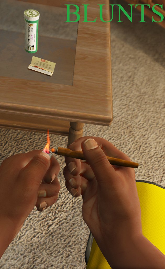 HQ Joint And Rolling Papers Retexture With Blunt Option