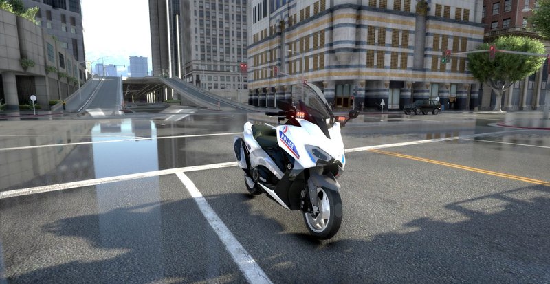 YAMAHA TMAX 530 DX POLICE BIKE