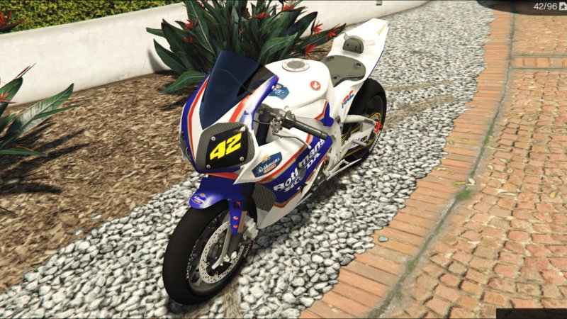 Honda CBR 1000 RR Rothmans Livery