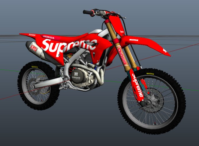 CRF 450 R 2021 Supreme Livery