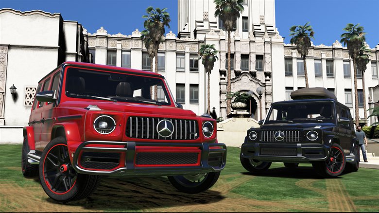 Handling G63 Mercedes GXG63 Professional