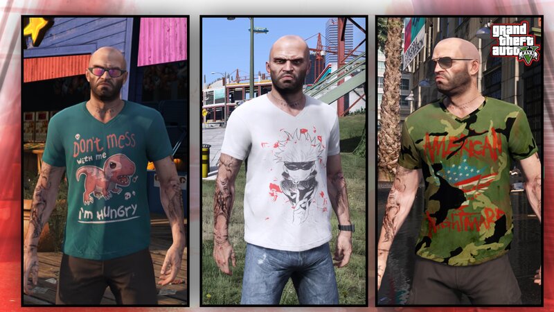 GTA V: Trevor Mini Shirt Pack
