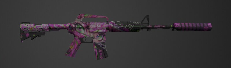 M4A1 Sparkling Gaze De Standoff 2