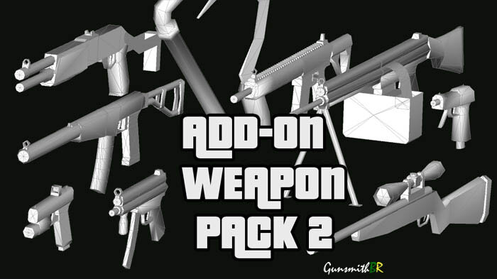 Add-On Weapon Pack 2 (SA style)