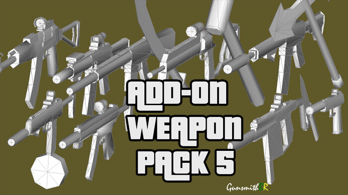 Add-On Weapon Pack 5 (SA style)