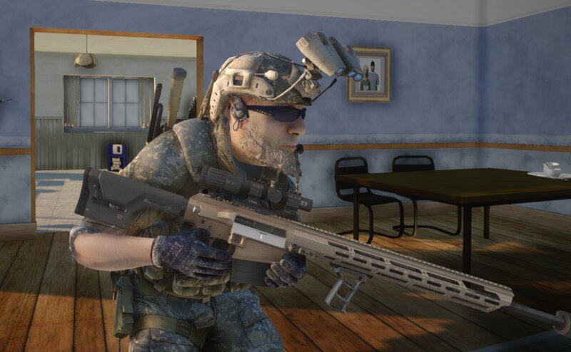 USA MK-18 Mjolnir .338 Sniper Rifle