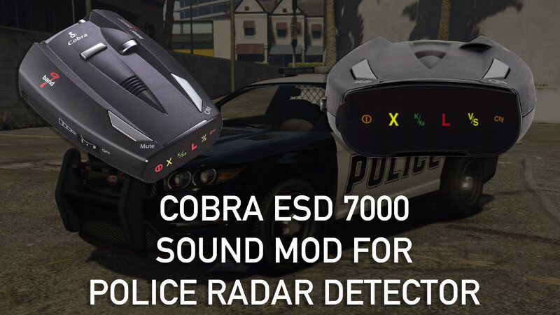 Cobra ESD 7000 Police Radar Detector