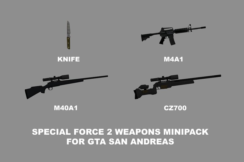 SPECIAL FORCE 2 Weapons Minipack