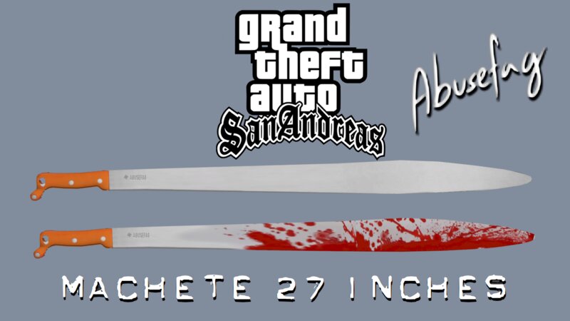 GTA San Andreas Machete 27 inches