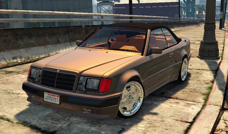 Mercedes 300CE-24 Cabrio AMG [Add-On | Animated roof]