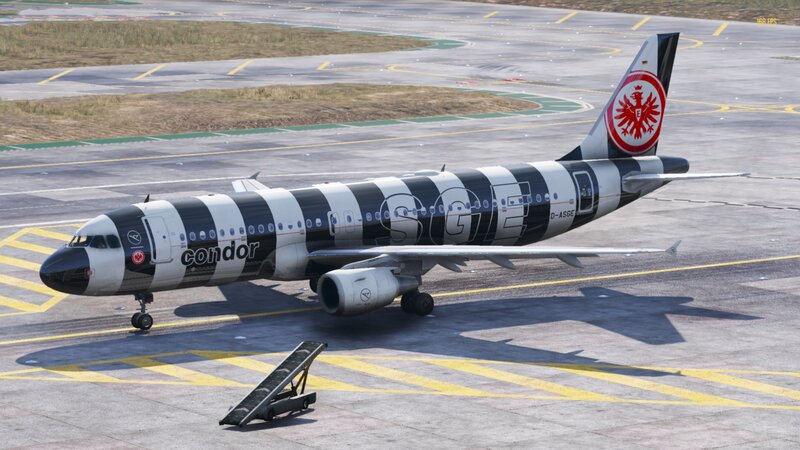 Airbus A320 | Condor Eintracht Frankfurt Livery (D-ASGE)