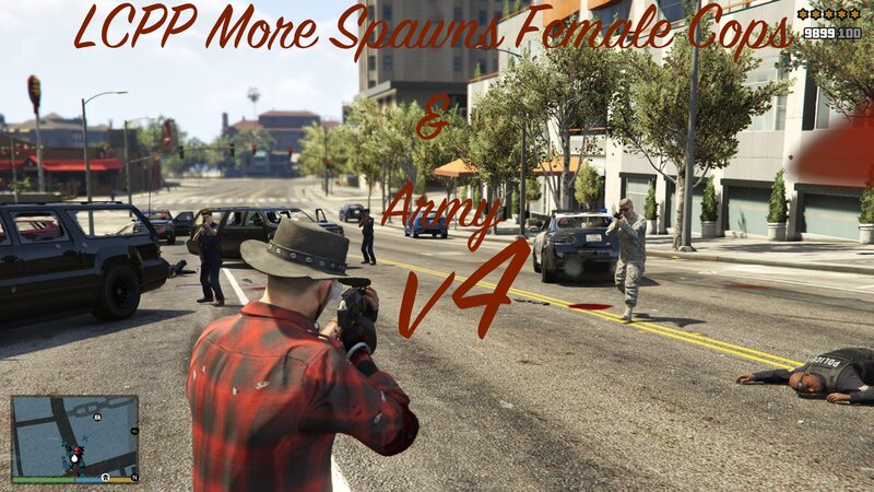 More spawns Female Cops & Army v4
