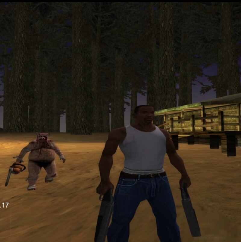 Piggsy At Mount Chilliad Cabin For Mobile