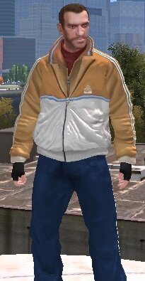 Niko Default White-Yellow Zip Hoodie