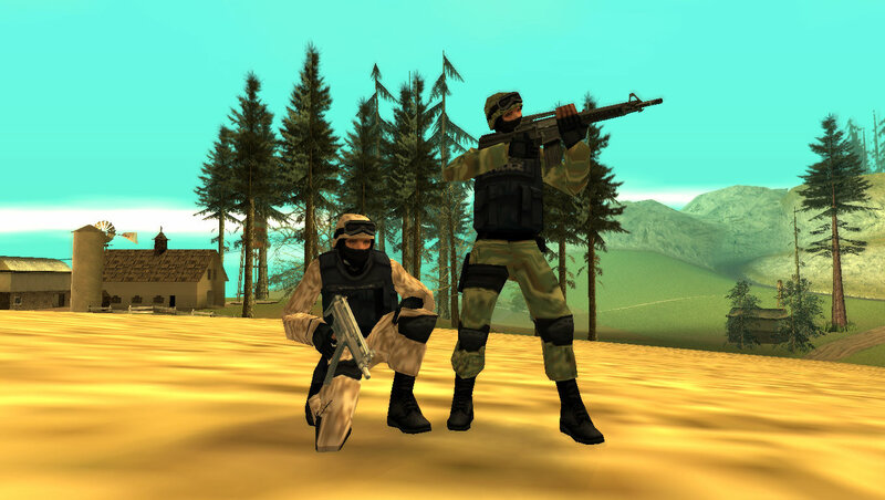 Jungle SWAT and Desert Camo