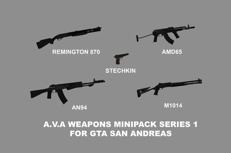 A.V.A Weapons Minipack Series 1