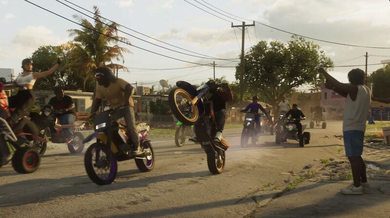 NPC Bike Gangs with Wheelie Support