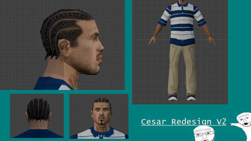 Cesar Vialpando Character Redesign V2