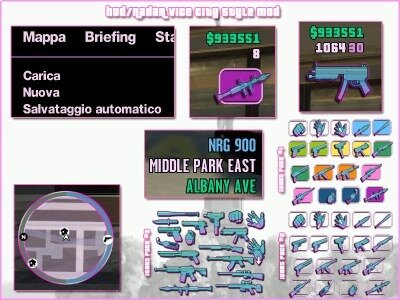 GTA Vice City Style Radar and HUD Mod for GTA IV
