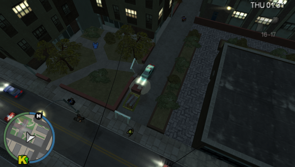 Изображение трюкового прыжка №1 в игре Grand Theft Auto: Chinatown Wars