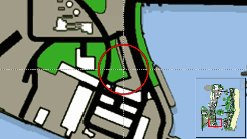 101 Бэйшор Авеню - Местоположение на карте в GTA Vice City Stories 101 Бэйшор Авеню - Местоположение на карте в GTA Vice City Stories