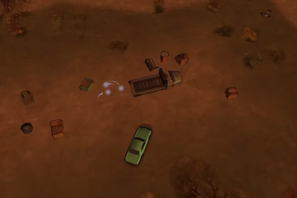 Местоположение #12 возможного Льва Фо в GTA Chinatown Wars, найдено на свалке в Нортвуде, Алгонкин