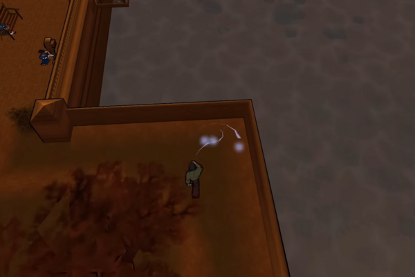 Местоположение #13 возможного Льва Фо в GTA Chinatown Wars, найдено в углу рядом с водой внутри парка в Норт Холланд, Алгонкин.