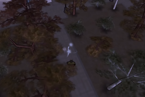 Местоположение #17 возможного Льва Фо в GTA Chinatown Wars, найдено в центре небольшого парка в Хаттон Гарденс, Алгонкин.