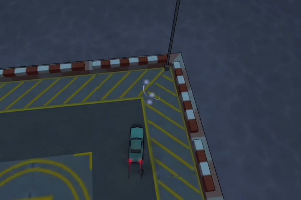 Местоположение #19 возможного Льва Фо в GTA Chinatown Wars, найдено в конце вертолетной площадки в Фишмаркет Саут, Алгонкин.