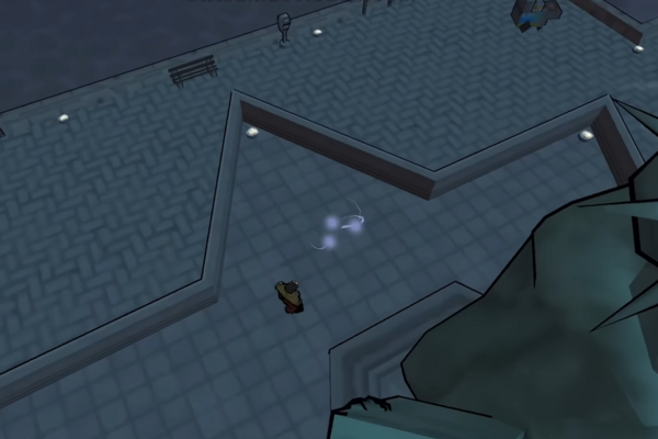 Местоположение #20 возможного Льва Фо в GTA Chinatown Wars, найдено перед статуей на острове Счастья.