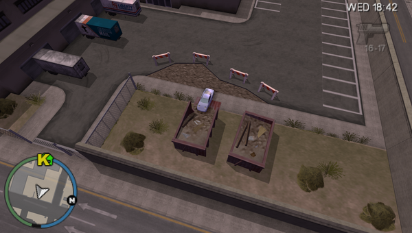 Изображение трюкового прыжка №9 в игре Grand Theft Auto: Chinatown Wars