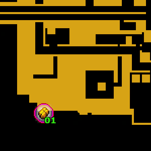 Местоположение на карте скрытого пакета №1 в GTA Advance, найденного в 
 Callahan Point