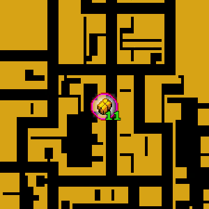 Местоположение на карте скрытого пакета №11 в GTA Advance, найденного в 
 Trenton