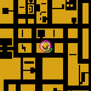 Расположение на карте GTA Advance скрытого пакета №17, найденного в 
 Сэйнт Маркс