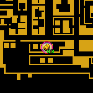 Местоположение на карте скрытого пакета №3 в GTA Advance, найденного в 
 Atlantic Quays