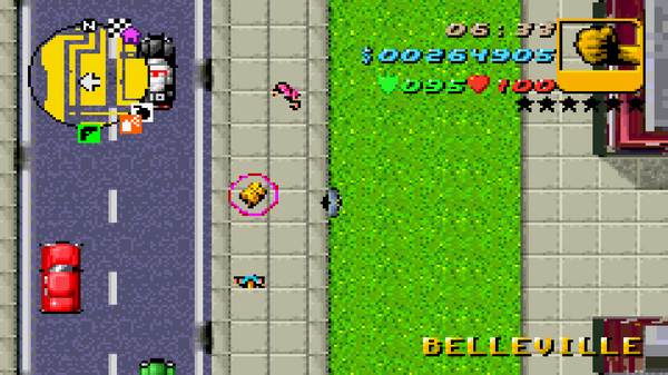 Местонахождение #66 Скрытого Пакета в GTA Advance, найденного в 
 Белльвиль