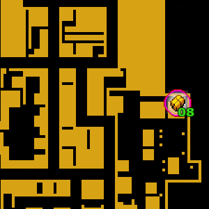 Местоположение на карте скрытого пакета №8 в GTA Advance, найденного в 
 Portland Harbor