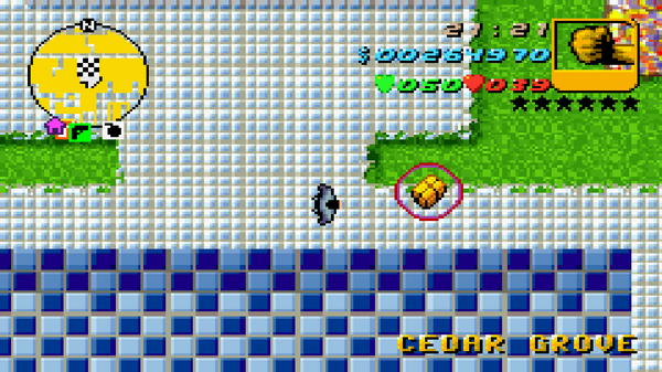 Местонахождение скрытого пакета №91 в GTA Advance, найденного в
Сидар-Гроув