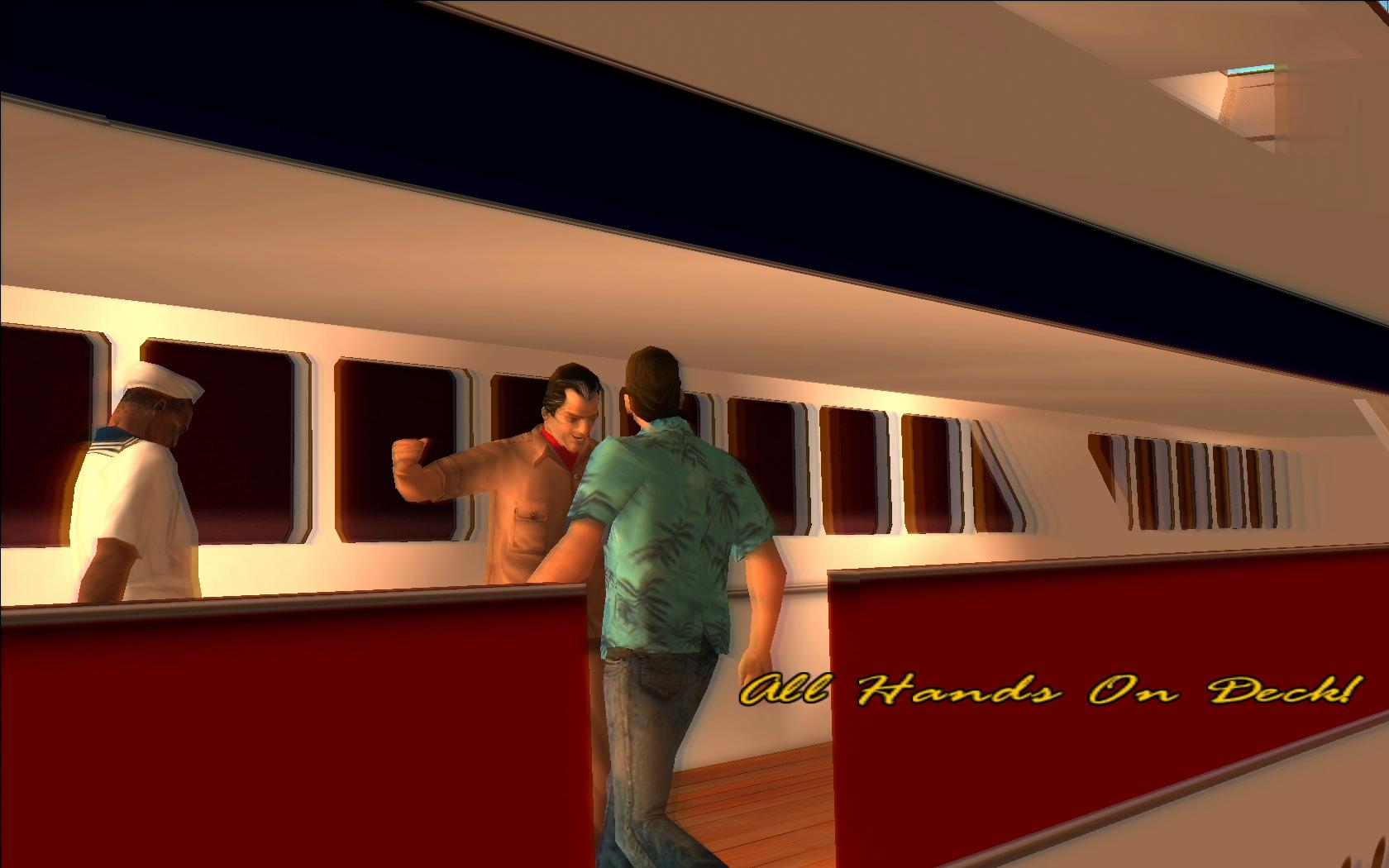 Миссия GTA Vice City - Все на палубу!