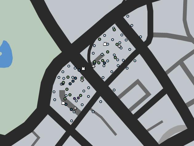 Карта Блаффс Карта Deathmatch: Блаффс