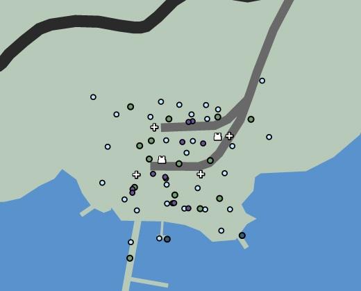 Карта Boatyard Командный смертельный бой: Карта Судостроительной верфи